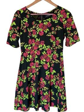 MINKPINK Floral Skater Dress 🌹 Fit & Flare Size S